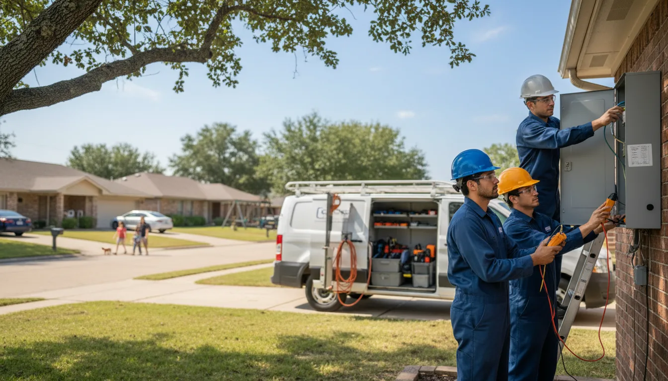 Certified electrician providing emergency electrical services in Blencoe, IA